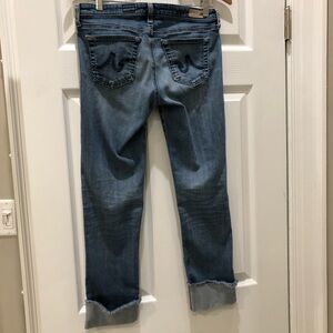 Adriano Goldschmeid cuffed ankle straight jeans